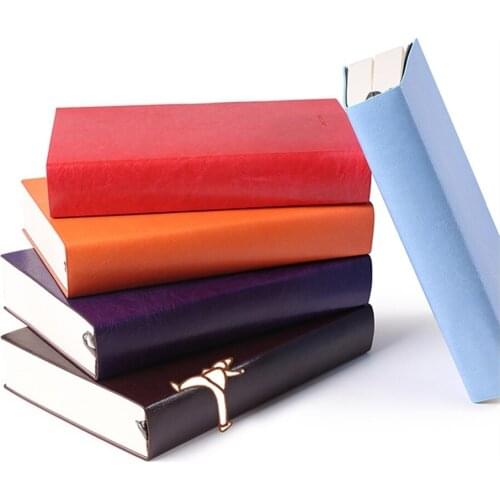 Super Thick Soft Faux Leather 320 Sheets/640 Pages Ruled Notebook A5 Daily Notebook Life Records Best for 2-3 Years Writing