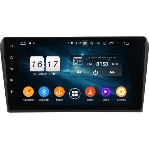 CarPlay & Android Auto PX6 Android 10 Car DVD Player for Mazda 3 2004 2005 2006 2007 2008 2009 Stereo Radio Bluetooth 5.0 WIFI