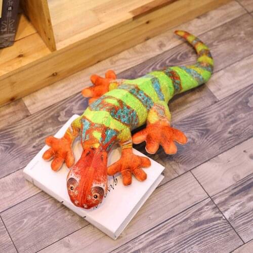 BOLAFYNIA children plush toys Chameleon lizard doll creative spoof gecko kid baby Stuffed toys birthday Christmas gifts
