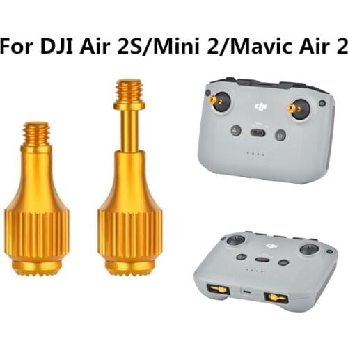 For DJI Air 2S/Min 2/Mavic Air 2 Controller Sticks Accessories Length Adjustable Thumb Rocker Joystick Drone Parts Aluminium