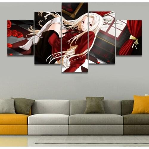 Home Decor Canvas 5 Pieces Fate Zero Animation Paintings Wall Art Prints Modern Poster Hotel Modular Background framework