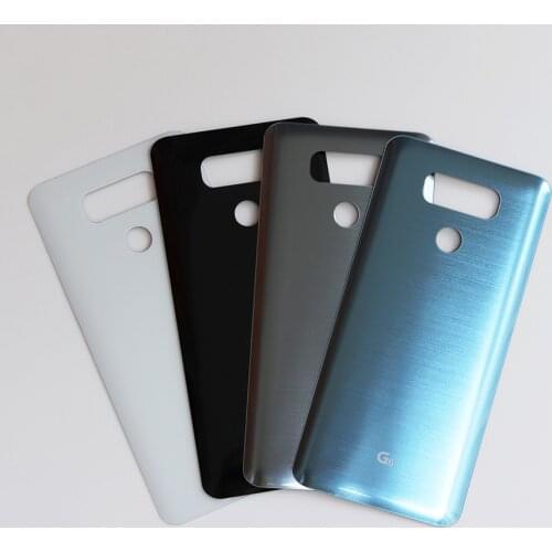For LG G6 Battery Cover G6 G6+ Rear Glass Door Housing Replacement For LG G6+ Battery Cover Back Glass Case With Adhesive