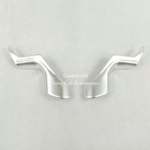 For 2016 2017 Toyota Land Cruiser LC 200 Interior Steering Wheel Cover Panel Trims Decoration Car styling Accessories