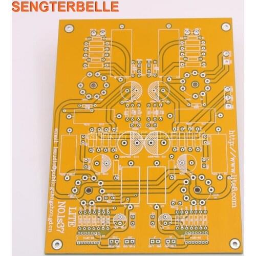 LITE LS37 PCB tube pickup device MM&MC dual input Phono Amplifier PCB Empty Board Based onUS VTL Circuit