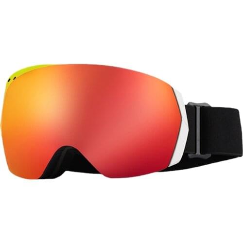 Ski Goggles Large Spherical Ski Goggles Ski Warm Anti-Fog Goggles Anti-Laser UV