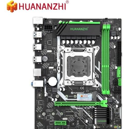 HUANANZHI X79-6M Motherboard DDR3 RECC NON-ECC memory NVME USB3.0 processor C2/V1/V2 Intel XEON E5 LGA2011 All Series
