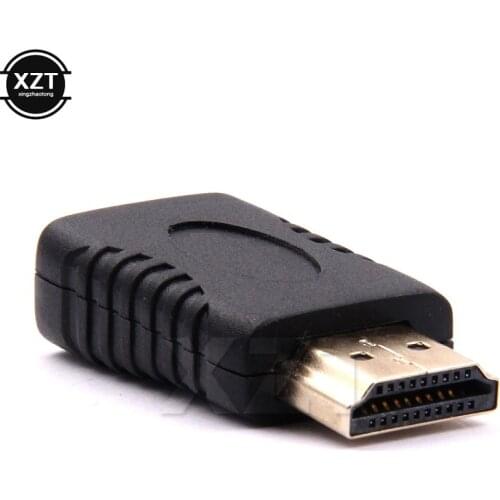 Gold Plated to Mini HDMI-compatible Adapter Male to Female Converter for HDTV Full 1080p HDTV Camcorder