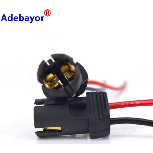 100X T10 Socket adapter Car OEM 12CM T10 led bulb Connector W5W 168 194 Car Lamp Cable Auto Bulb Wire Light T15 LED Bulbs Wire