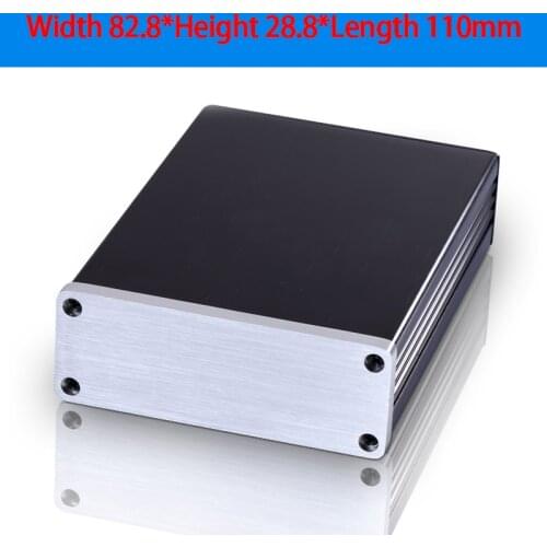 KYYSLB 82.8*28.8*110mm DIY Small Amplifier Chassis Special Aluminum Case for HIFI Enthusiasts Amp Aluminum Profile Case Shell