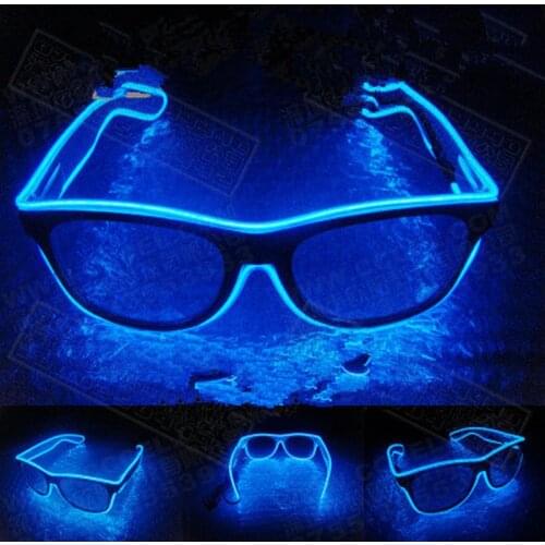 Flashing Glasses Wire LED Glasses Glowing Party Supplies Lighting Novelty Gift Bright Light Festival Party Glow Sunglasses