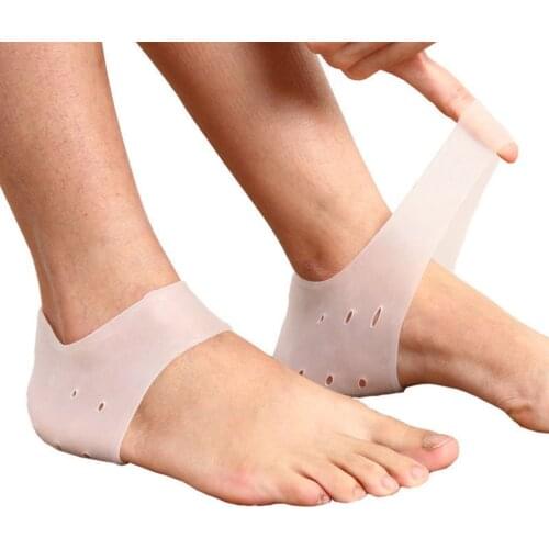 Comfortable Heel Protective Rubber Jacket Breathable Support Pain Protection Plantar Fasciitis Silicone Socks