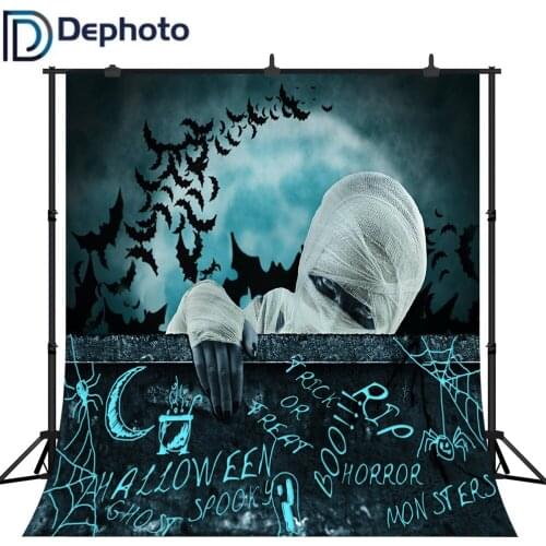 Dephoto Halloween Party Ghost Night Zombie Photography Backdrops Personalized Photographic Backgrounds For Photo Studio