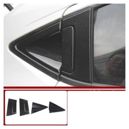 Carbon fiber Rear Door Handle Cover Bowls For Honda HR-V HRV Vezel 2014 2015 2016 2017 2018 Car Accessories ABS Chrome Styling
