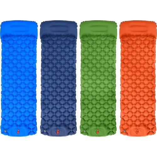 1Pcs Portable Moisture-proof Sleeping Cushion Travelling Easy Carrying Outdoor Tent Inflatable Air Mattress Portable Parts