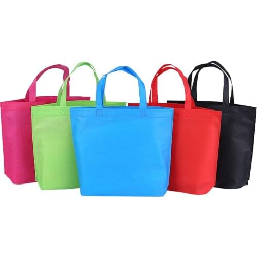 1PC Nonwoven Grocery Foldable Bag Shopping Storage Reusable Eco Tote Bag Handbag