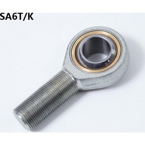 20pcs SA6T/K SA6TK P0SA6 6mm Rod Ends Plain Bearings Fish Eye Rod End Joint Bearing
