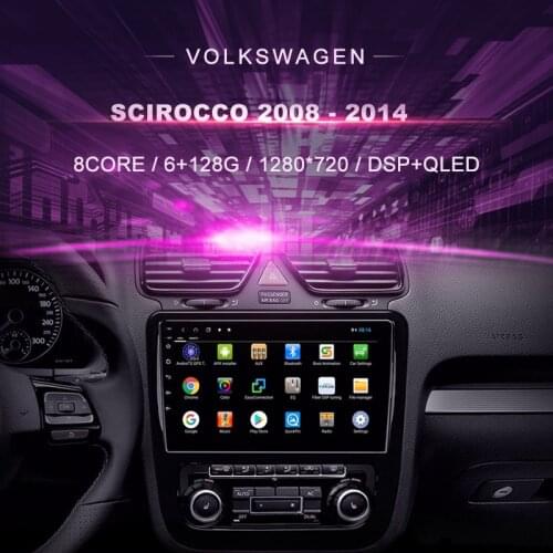 Car DVD for Volkswagen Scirocco 2008 - 2014 Car Radio Multimedia Video Player Navigation GPS Android 10.0 double din