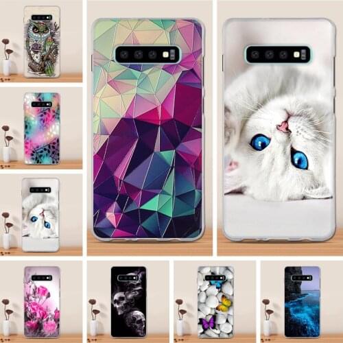 Case For Samsung Galaxy S10 S10E S10 Plus Case luxury Silicone Soft Tpu Capa Coque Fundas For Samsung S10 Plus Case Back Cover