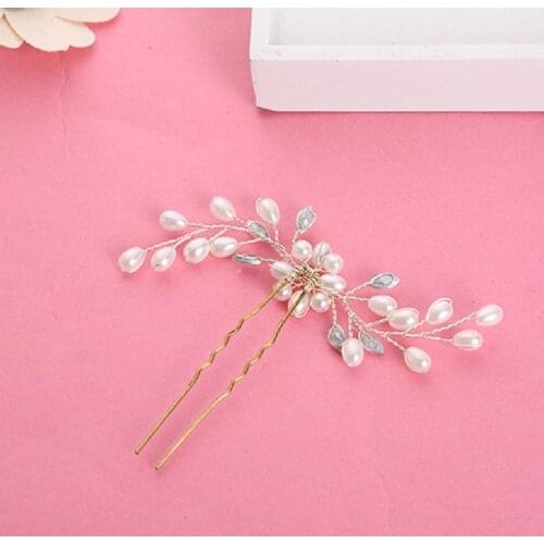 Festival Wedding Hairpin Beautiful Headdress Plait Hair Clip Vine Accessories R58E