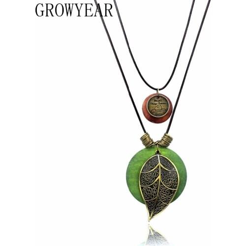 Винтажные ожерелья GROWYEAR China At AliExpress