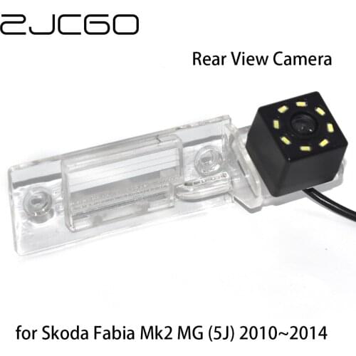 ZJCGO Car Rear View Reverse Back Up Parking Waterproof Night Vision Camera for Skoda Fabia Mk2 MG (5J) 2010 2011 2012 2013 2014