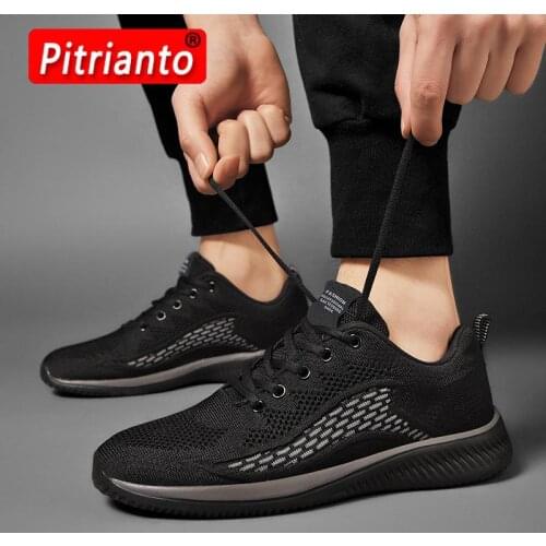 Men Casual Shoes Lace-Up Men Shoes Lightweight Comfortable Breathable Walking Sneakers Tenis Masculino Zapatillas Hombre