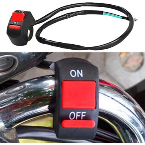 LEEPEE ON/OFF Button Connector Push Button Switch Motorcycle Switches Handlebar Switches Motorbike Accessories