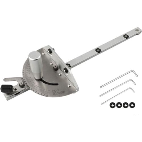 New Miter Gauge with track Stop Table Saw/Router Miter Gauge Sawing Assembly Ruler for Table Saw Router Woodworking Tools DIY