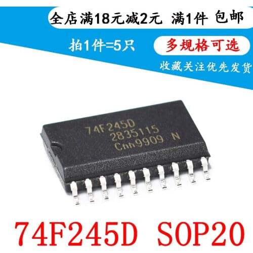 Brand new sn74f245dwr n74f245d f245 74f245d patch sop20 (5 pieces)