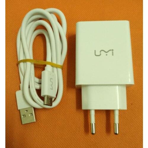 Original USB Charger Plug + Cable for UMI Super MTK6755 Octa Core 5.5" FHD 1920x1080 Free Shipping