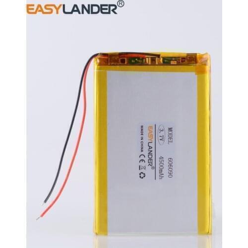 Rechargeable Premium 606090 3.7V volt 4500mAh lipo polymer lithium batteries with protective PCB charging module