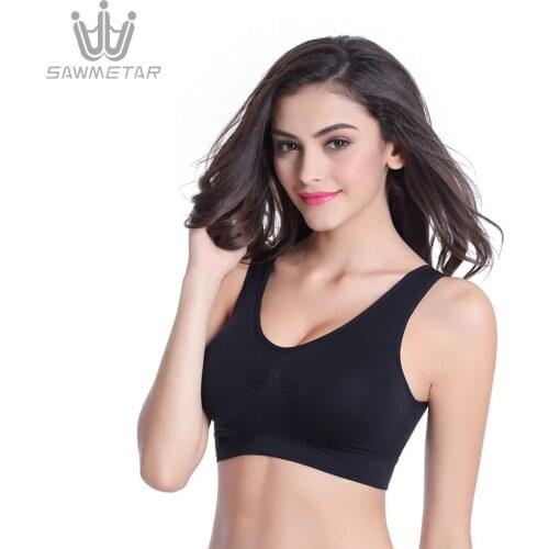 Sexy genie bra With Pads Seamless push up bra plus size underwear wireless Bra Comfort Underwear Solid Color Vest Brassiere