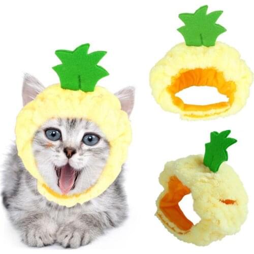 Pet Hat Teddy Dress Up Apple Headdress Cat Dress Up Hat Dew Ears Cat Headgear Halloween Pet Cosplay Costume For Decoration