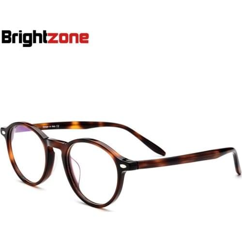Brightzone High End Handmade Acetate Anti-blue Light Ray Computer Eye Glasses Men Women Spectacle Prescription Eyeglasses Frame