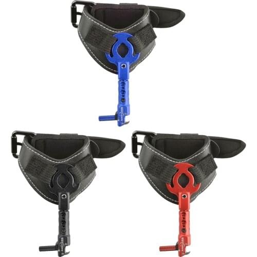 Archery Wrist Release Aids Caliper Straps Trigger Compound Bow Quick Release