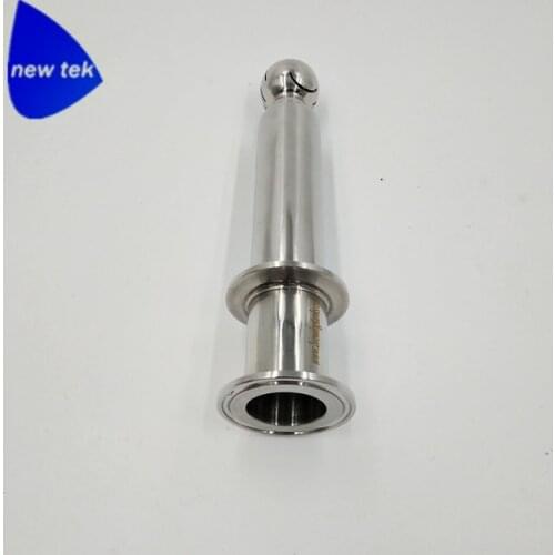 Tri Clamp 1.5in. (50.5mm) x Tri Clamp 1.5in.(50.5mm) Tank Rotating CIP Spray Ball Tri Clover Compatible Cleaning Ball