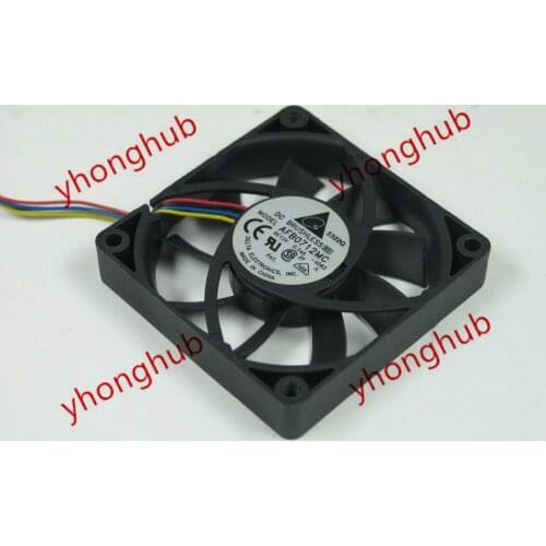 Detla Electronics AFB0712MC 4D82 DC 12V 0.24A 70x70x15mm Server Cooling Fan