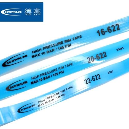 1 Pair Schwalbe road bike tire pad 700C 16/20/22-622 inch high quality pressure rim tape protection inner tube