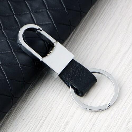 High-End Hot Leather Mens Waist Buckle Metal Key Cap Small Gifts Can Carve Writing Logo