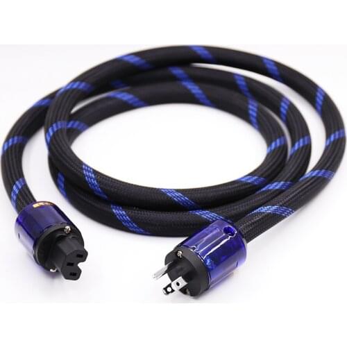 High quality US Mains Power Cable 1.5M HIFI AC Power Cord Cable