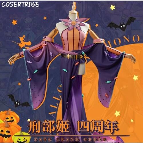 Anime Fate Grand Order FGO Osakabehime Sexy Fourth Anniversary Party Dress Cosplay Costume Women Halloween Free Shipping 2019