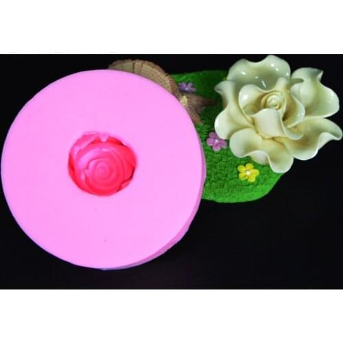 Liquid 3D Flower Handmade Soap Silicone Mold Fondant Cake Decorating Tool