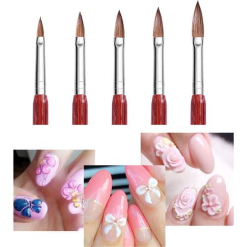 1Pc Dual-ended Dotting Pen Picker Wax Pencil Acrylic Nail Art Tool Manicure Decoration Handle Picker Wax Pencil Crystal Beads