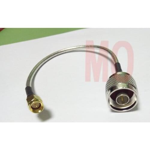 20PCS SMA plug male to N Type male straight cable RG402 New