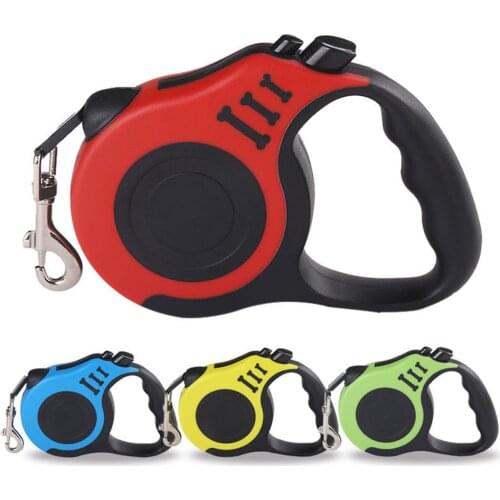 3/5 Meter Pet Leash for Large Dogs Durable Nylon Retractable Big Dog Leash Leads Automatic Extending Dog Leash Rope Accessories