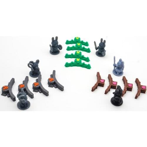 3d printable Root TRPG board game token mouse rat fox rabbit Faction mark sign accessories miniatures