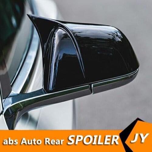 For Tesla Model3 2014-2019 Back Mirror Covers Reversing mirror case cover Look ABS 2PCS Cover paste Side Mirror Covers