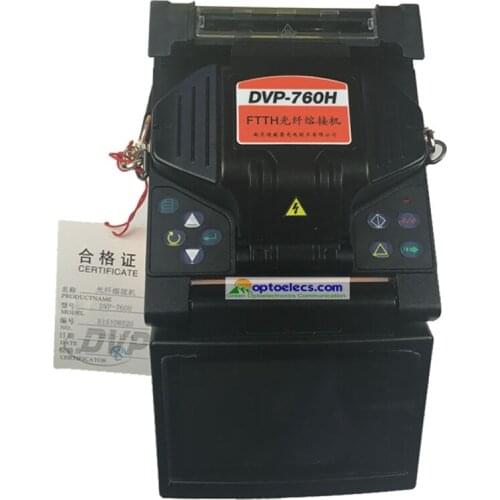 DHL Free Shipping Original DVP-760H Arc Welding Fusion Splicer multi-languages FTTx / FTTH Fiber Optic Fuison Splicer DVP-760H