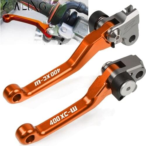 For 400 XC-W 400XC-W 2009 2010 Dirt Bike Motocross Motorbike CNC Aluminum Custom Made Folding handle Brake Clutch Lever