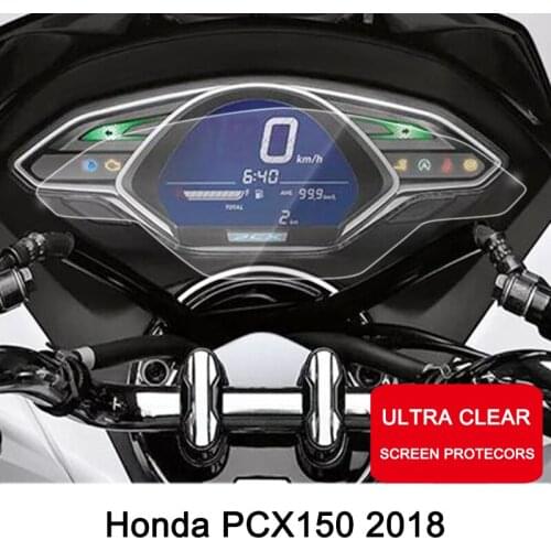 For HONDA PCX150 2018 2019 PCX 150 Speedometer Speedo Screen Blu-ray Cluster Scratch Protection Film Instrument Dashboard Shield